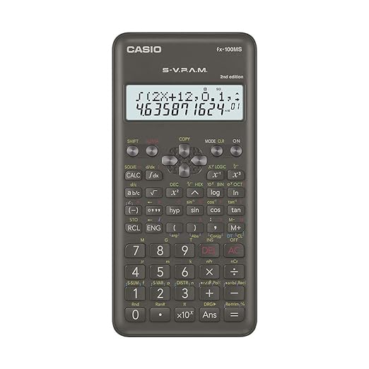 CASIO CALCULATOR FX 100MS 2 LINE DISPLAY Himalaya Fine Art