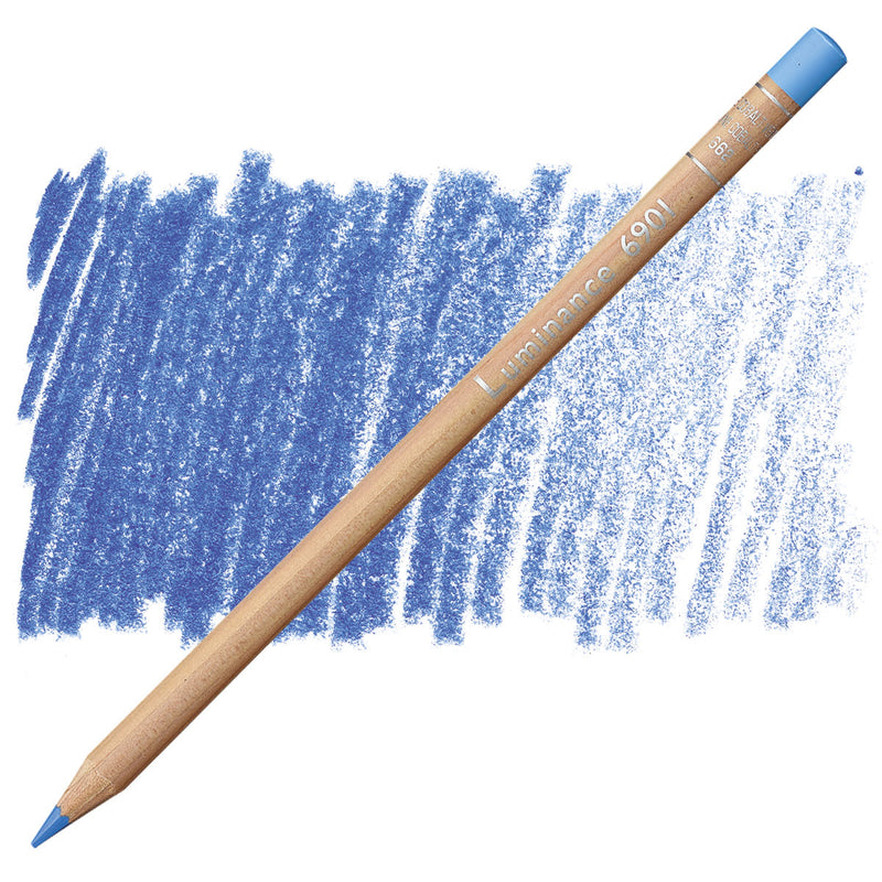 CARAN DACHE LUMINANCE PENCIL GENUINE COBALT BLUE (6901.662)