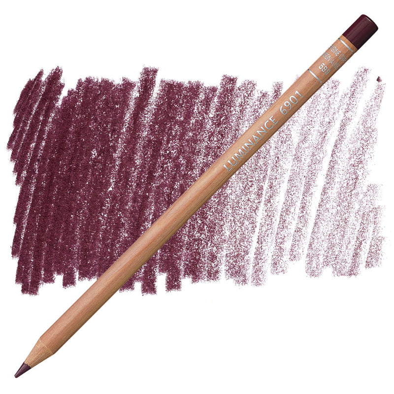 CARAN DACHE LUMINANCE PENCIL CRIMSON AUBERGINE (6901.599)