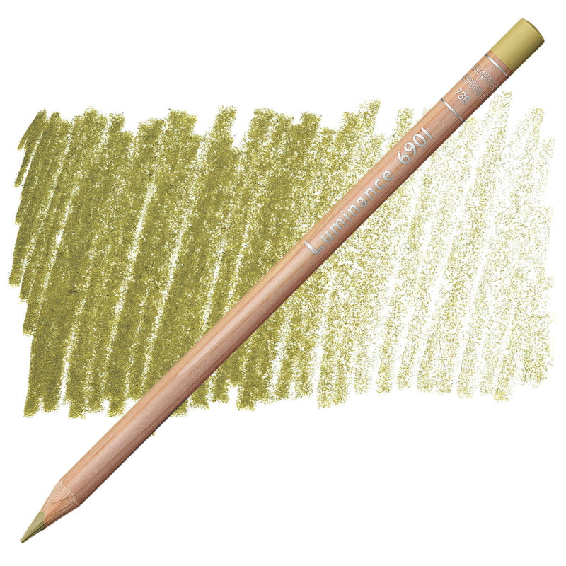 CARAN DACHE LUMINANCE PENCIL OLIVE BROWN 50% (6901.736)