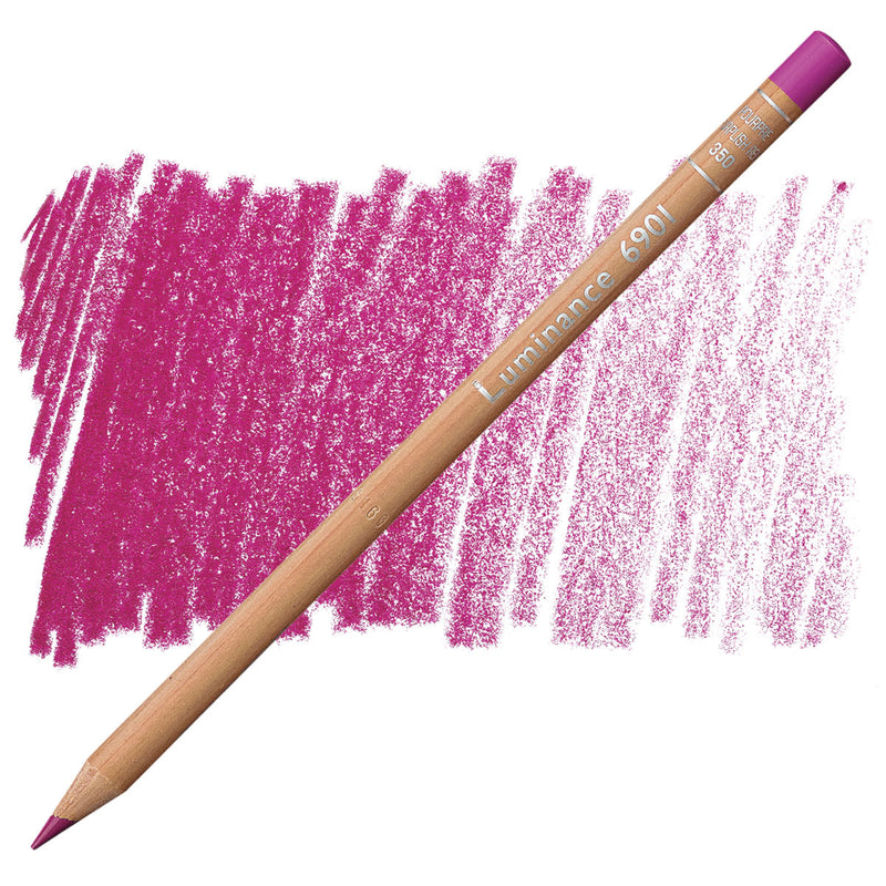 CARAN DACHE LUMINANCE PENCIL PURPLISH RED (6901.35)