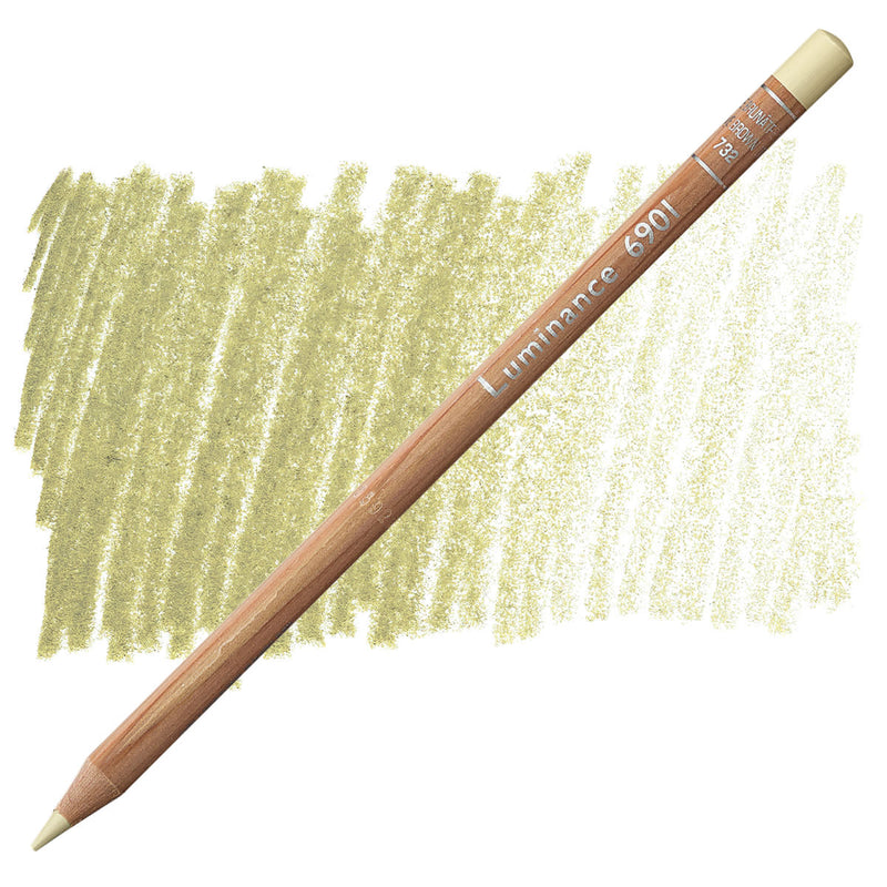 CARAN DACHE LUMINANCE PENCIL OLIVE BROWN 10% (6901.732)