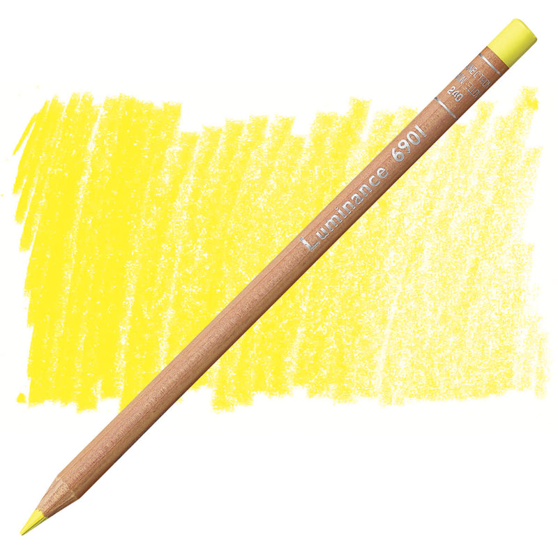 CARAN DACHE LUMINANCE PENCIL LEMON YELLOW (6901.24)