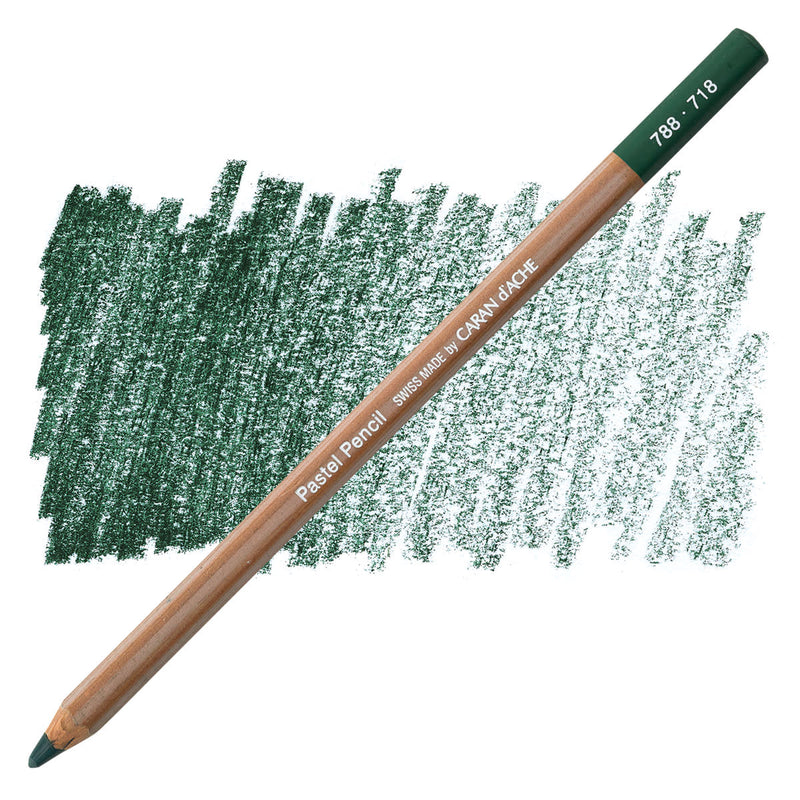 CARAN DACHE PASTEL PENCIL MIDDLE PHTHALO. GREEN (788.718)