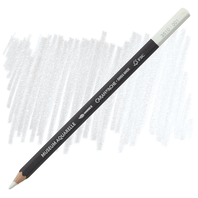 CARAN DACHE MUSEUM AQUARELLE PENCIL WHITE (3510.001)