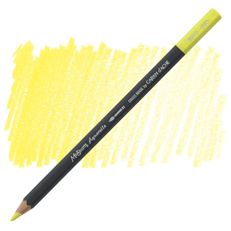 CARAN DACHE MUSEUM AQUARELLE PENCIL LEMON YELLOW (3510.24)