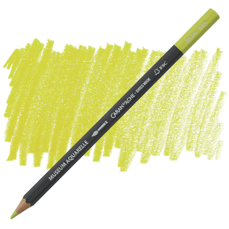 CARAN DACHE MUSEUM AQUARELLE PENCIL OLIVE YELLOW (3510.015)