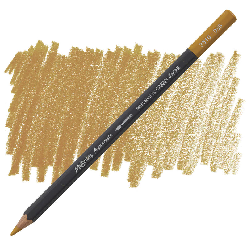 CARAN DACHE MUSEUM AQUARELLE PENCIL RAW SIENNA (3510.036)