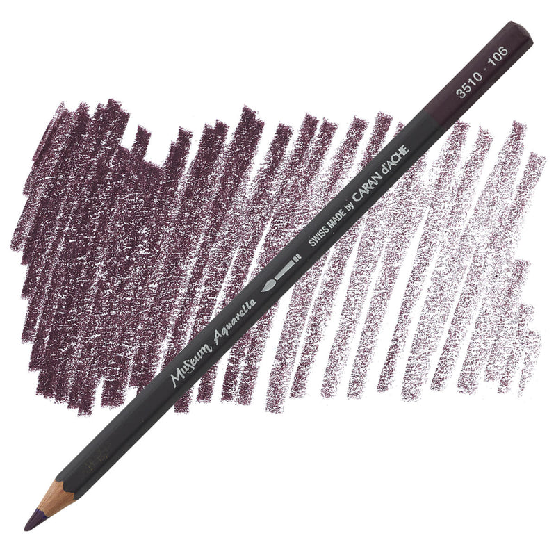 CARAN DACHE MUSEUM AQUARELLE PENCIL DARK PLUM (3510.106)