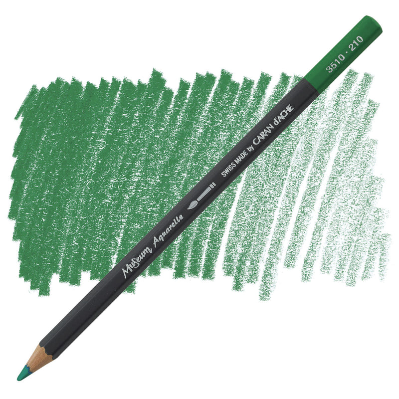 CARAN DACHE MUSEUM AQUARELLE PENCIL EMERALD GREEN (3510.21)