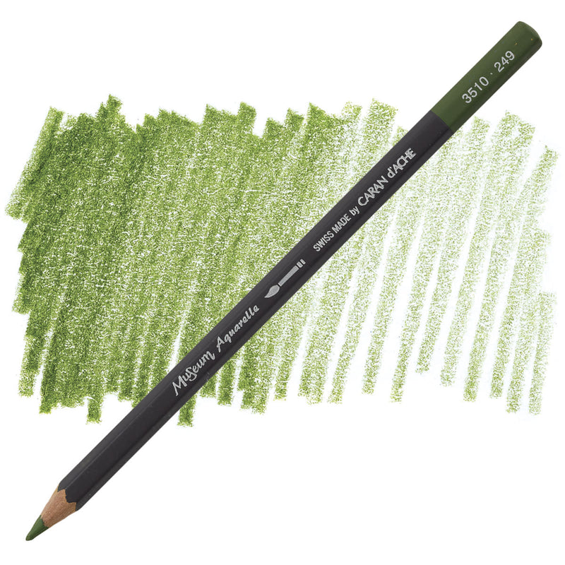 CARAN DACHE MUSEUM AQUARELLE PENCIL OLIVE (3510.249)