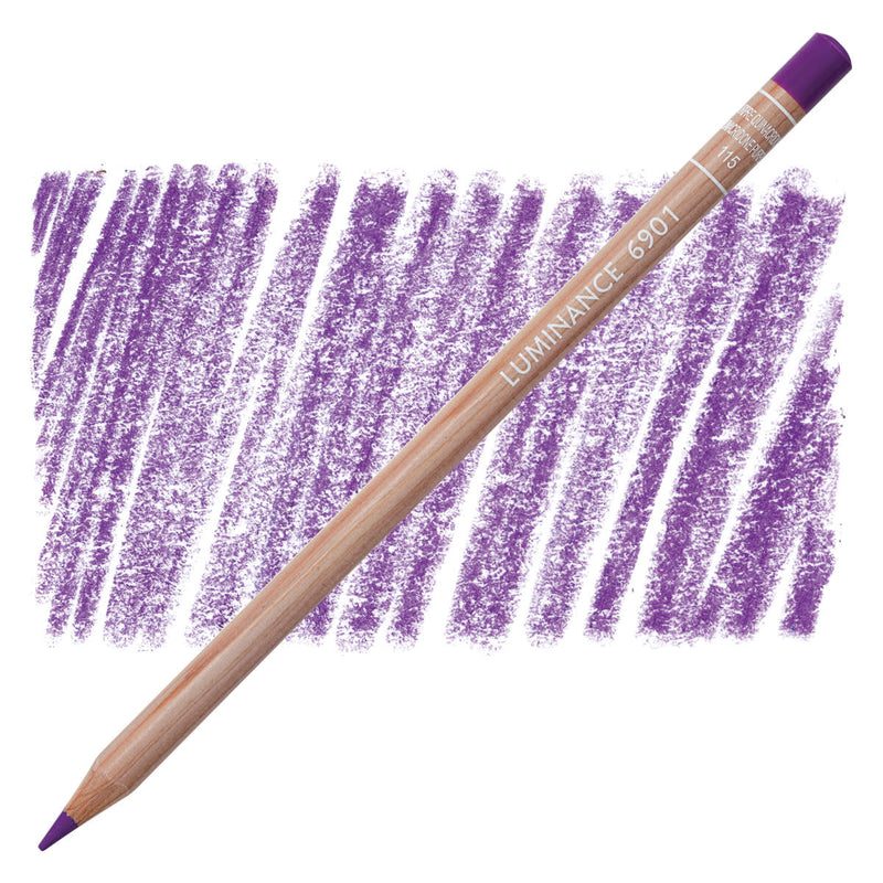 CARAN DACHE LUMINANCE PENCIL QUINACRIDONE PURPLE (6901.115)