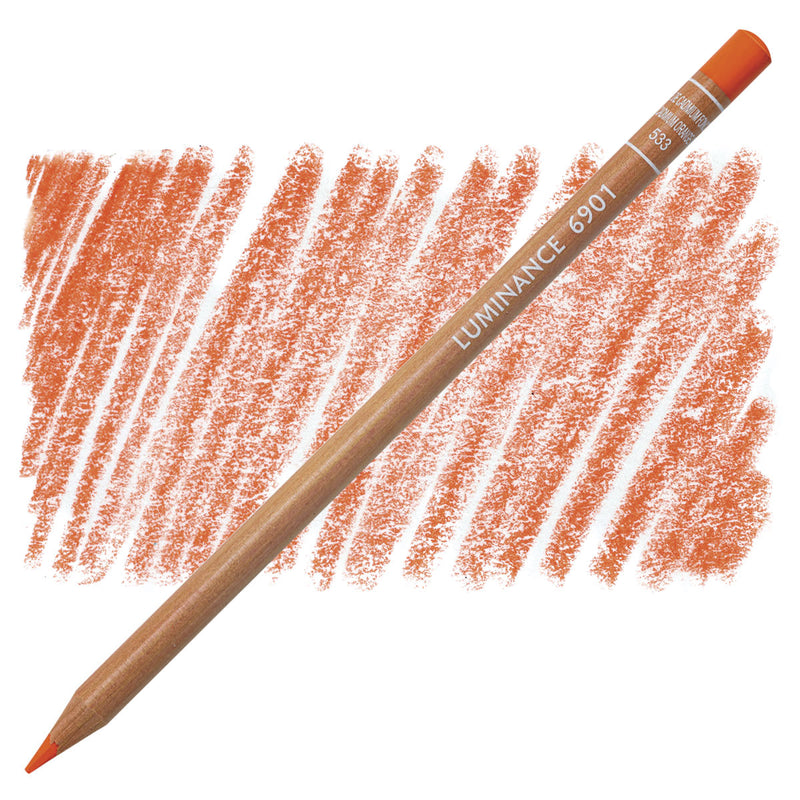 CARAN DACHE LUMINANCE PENCIL DARK CADMIUM ORANGE (6901.533)