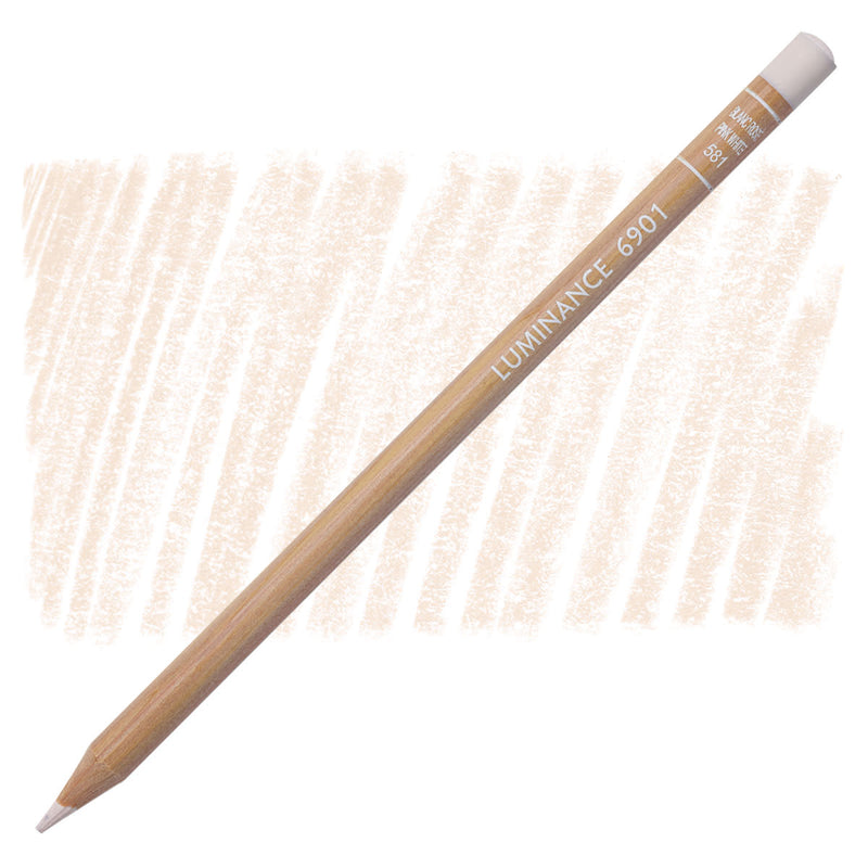 CARAN DACHE LUMINANCE PENCIL PINK WHITE (6901.581)