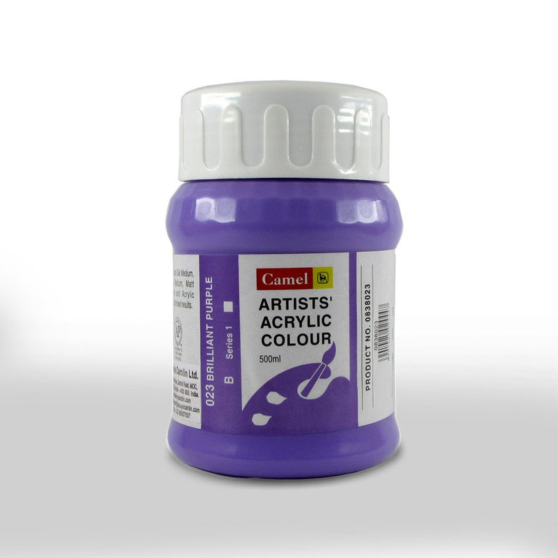 CAMLIN ARTIST ACRYLIC 500 ML SR 1 BRILLIANT PURPLE 023