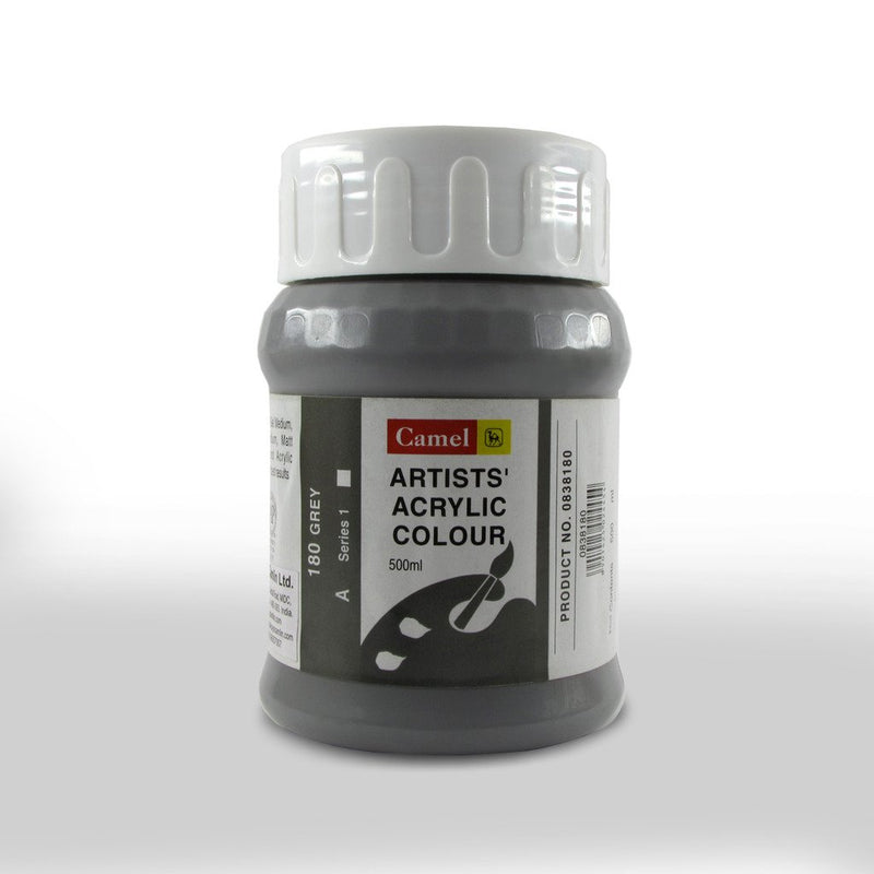 CAMLIN ARTIST ACRYLIC 500 ML SR 1 GREY 180