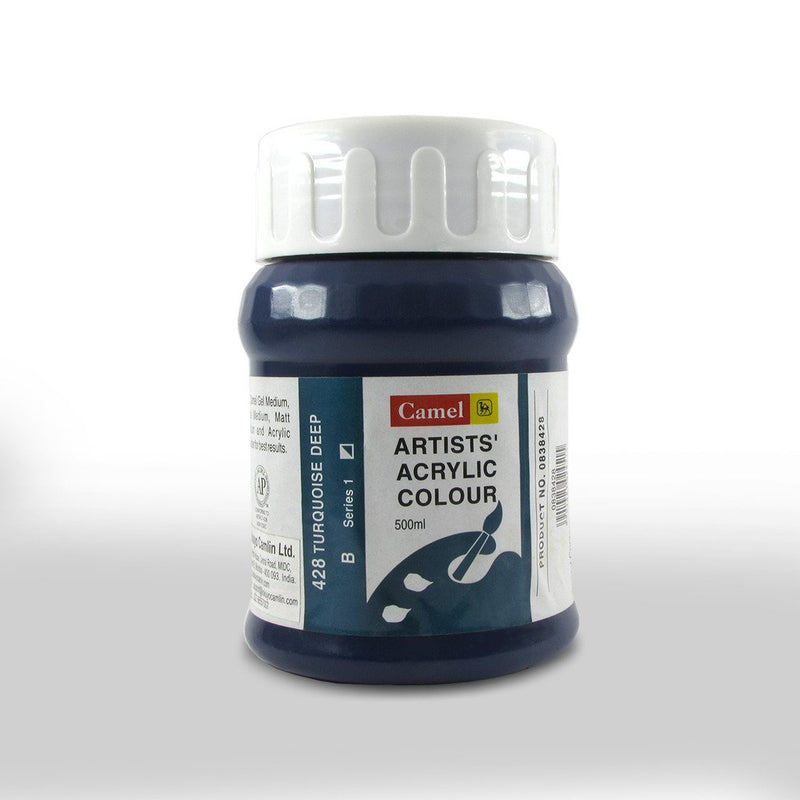 CAMLIN ARTIST ACRYLIC 500 ML SR 1 TURQUOISE DEEP 428