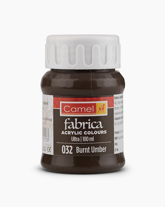 CAMLIN FABRICA ULTRA ACRYLIC COLOUR 100 ML BURNT UMBER