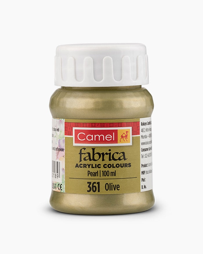 CAMLIN FABRICA PEARL ACRYLIC COLOUR 100 ML OLIVE