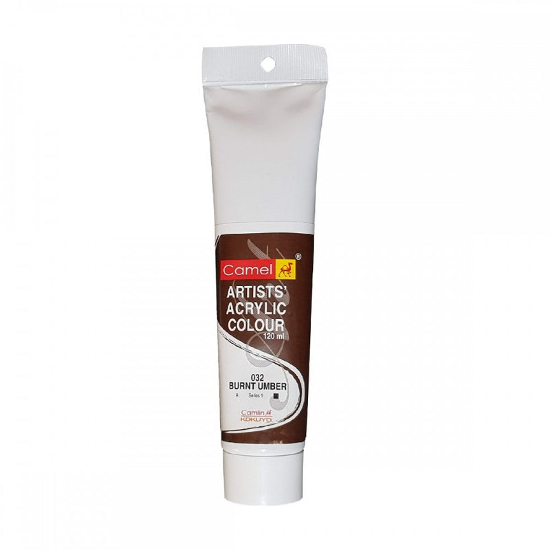 CAMLIN ARTIST ACRYLIC 120 ML SR 1 BURNT UMBER 032