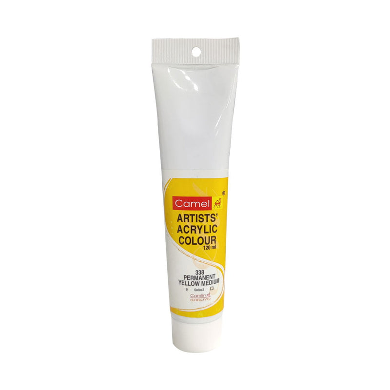 CAMLIN ARTIST ACRYLIC 120 ML SR 3 PERMANENT YELLOW MEDIUM 338