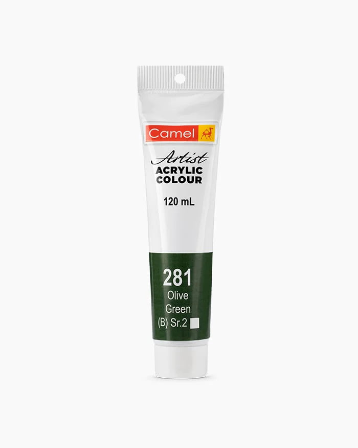 CAMLIN ARTIST ACRYLIC 120 ML SR 3 OLIVE GREEN 281