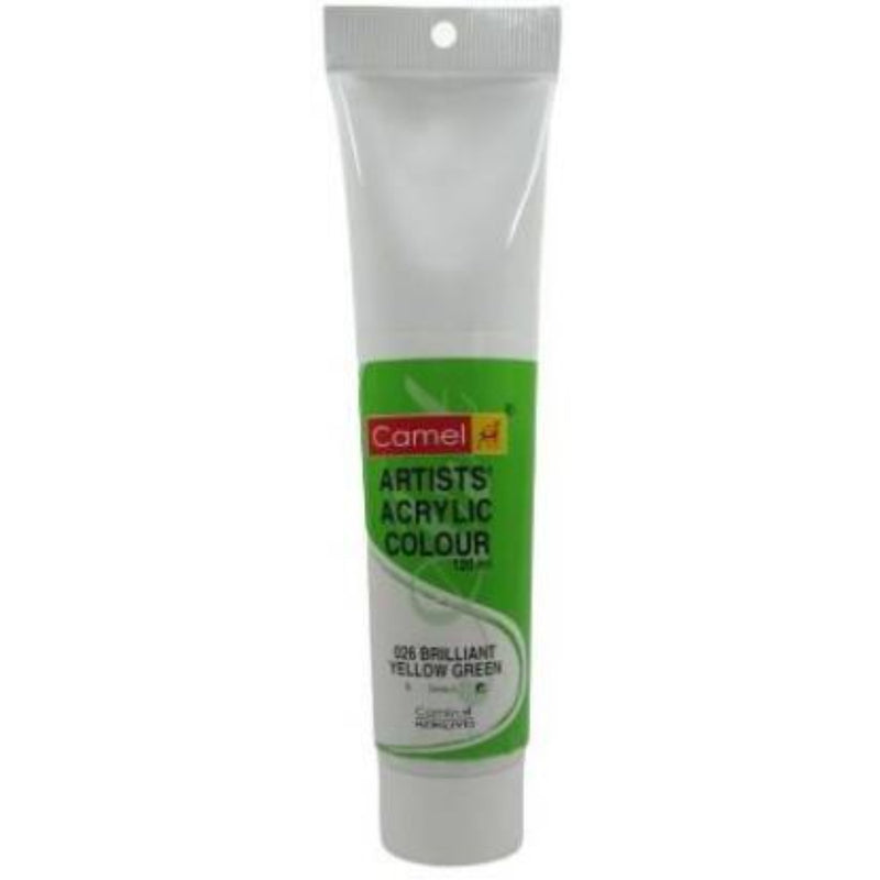 CAMLIN ARTIST ACRYLIC 120 ML SR 3 BRILLIANT YELLOW GREEN 026