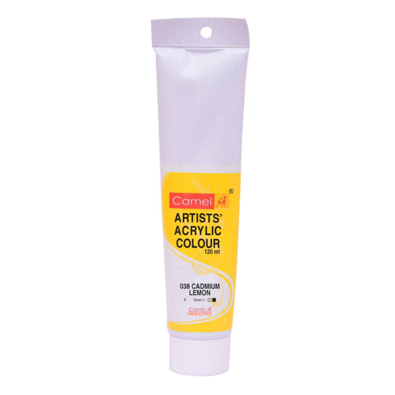 CAMLIN ARTIST ACRYLIC 120 ML SR 2 CADMIUM LEMON 038