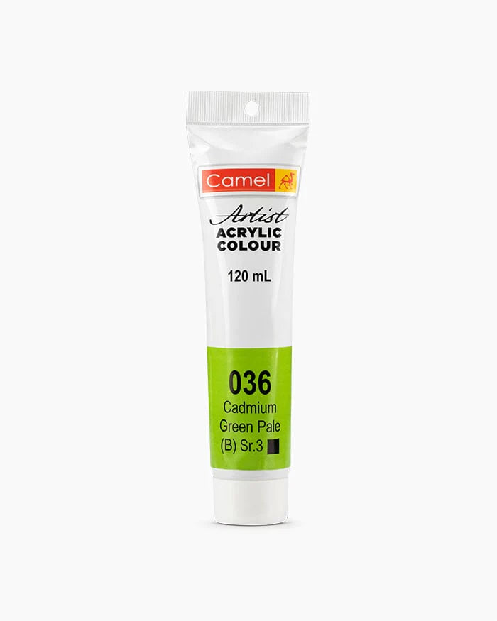 CAMLIN ARTIST ACRYLIC 120 ML SR 2 CADMIUM GREEN PALE 036