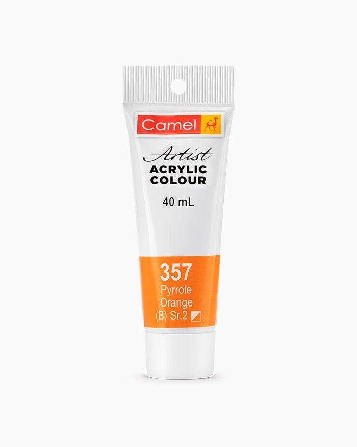 CAMLIN ARTIST ACRYLIC 40 ML SR 3 PYRROLE ORANGE 357