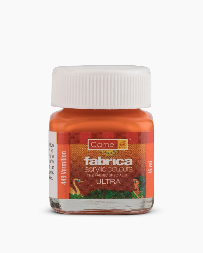 CAMLIN FABRICA ULTRA ACRYLIC COLOUR 15 ML VERMILION