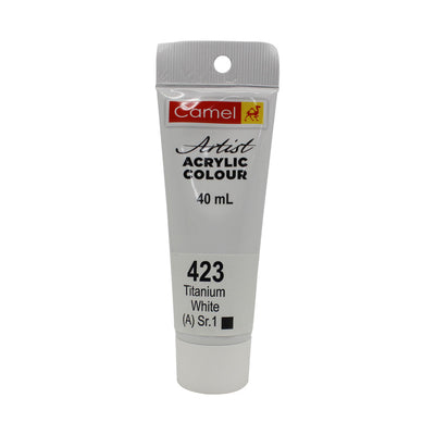 CAMLIN ARTIST ACRYLIC 40 ML SR 1 TITANIUM WHITE 423