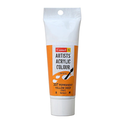 CAMLIN ARTIST ACRYLIC 40 ML SR 3 PERMANENT YELLOW DEEP 337