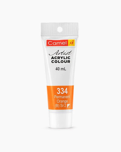 CAMLIN ARTIST ACRYLIC 40 ML SR 3 PERMANENT ORANGE 334