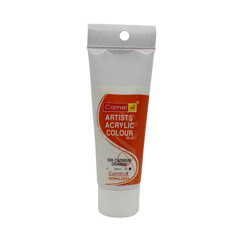 CAMLIN ARTIST ACRYLIC 40 ML SR 2 CADMIUM ORANGE 039