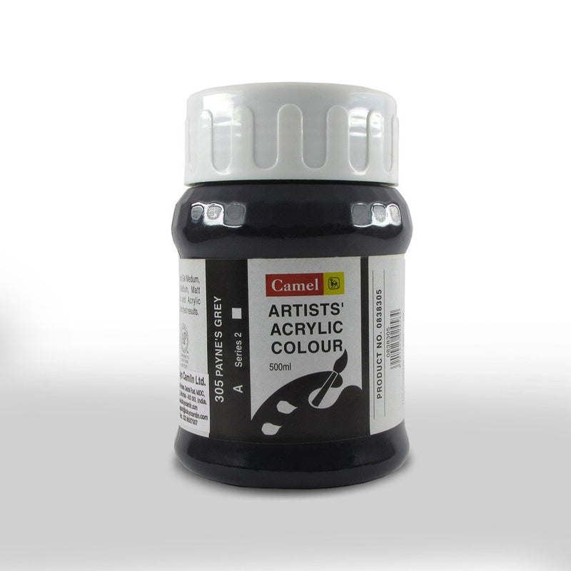 CAMLIN ARTIST ACRYLIC 500 ML SR 3 PAYENS GRAY 305