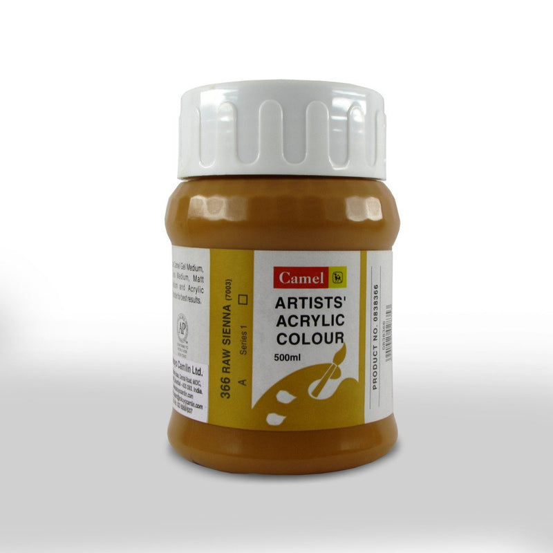 CAMLIN ARTIST ACRYLIC 500 ML SR 1 RAW SIENNA 366