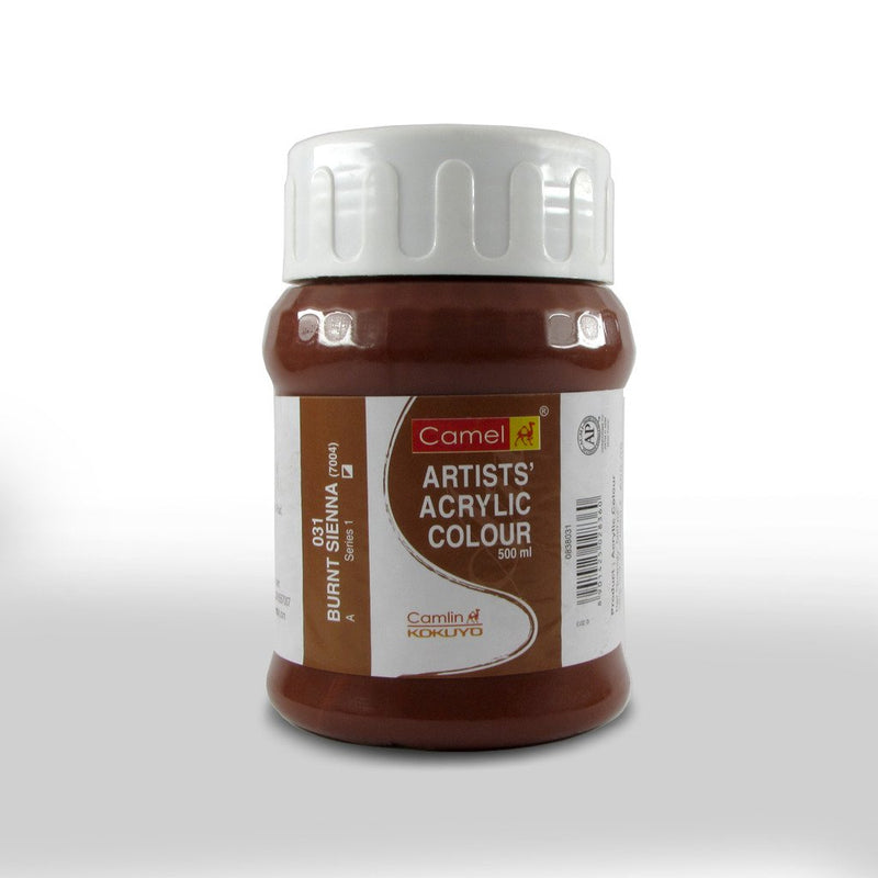 CAMLIN ARTIST ACRYLIC 500 ML SR 1 BURNT SIENNA 031