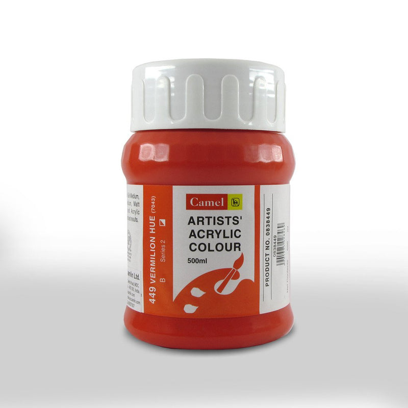 CAMLIN ARTIST ACRYLIC 500 ML SR 3 VERMILLION HUE 449