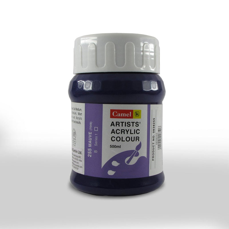 CAMLIN ARTIST ACRYLIC 500 ML SR 1 MAUVE 255