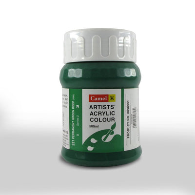 CAMLIN ARTIST ACRYLIC 500 ML SR 3 PERMANENT GREEN DEEP 331