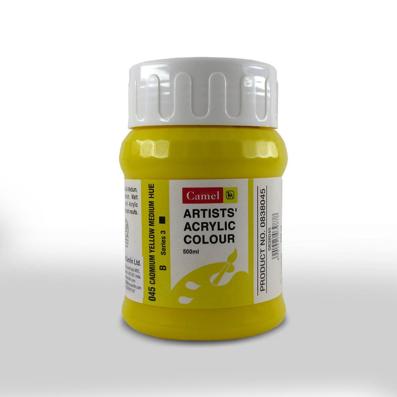 CAMLIN ARTIST ACRYLIC 500 ML SR 2 CADMIUM YELLOW MEDIUM 045