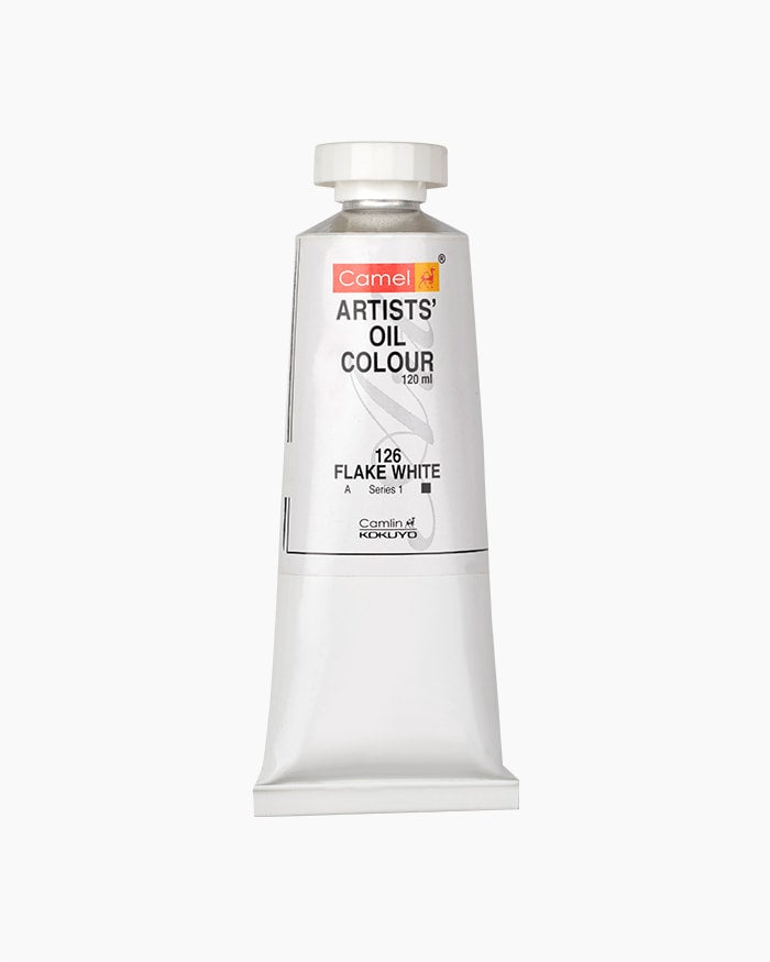 CAMLIN ARTIST OIL COLOUR 120 ML SR 1 FLAKE WHITE HUE (125126)