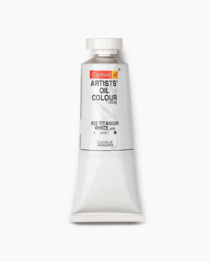 CAMLIN ARTIST OIL COLOUR 120 ML SR 1 TITANIUM WHITE (125423)