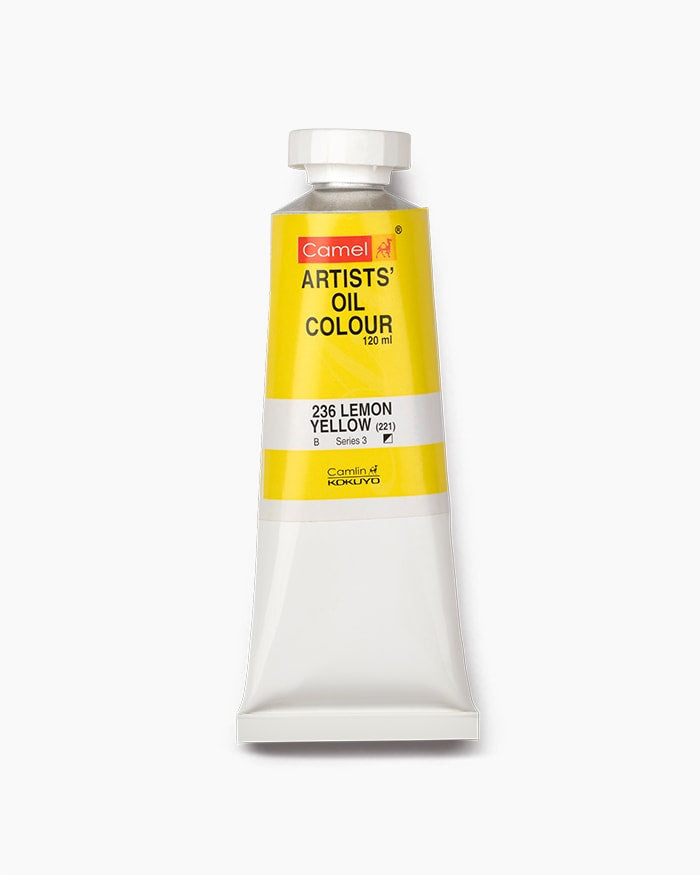 CAMLIN ARTIST OIL COLOUR 120 ML SR 3 LEMON YELLOW (125236)