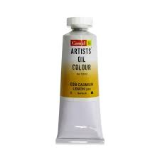 CAMLIN ARTIST OIL COLOUR 120 ML SR 4 CADMIUM LEMON (125038)