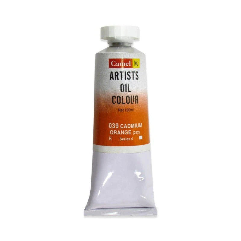 CAMLIN ARTIST OIL COLOUR 120 ML SR 4 CADMIUM ORANGE (125039)