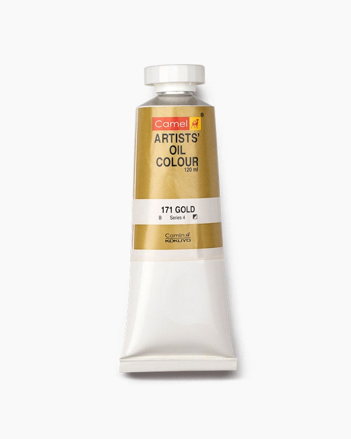 CAMLIN ARTIST OIL COLOUR 120 ML SR 4 GOLD (125171)