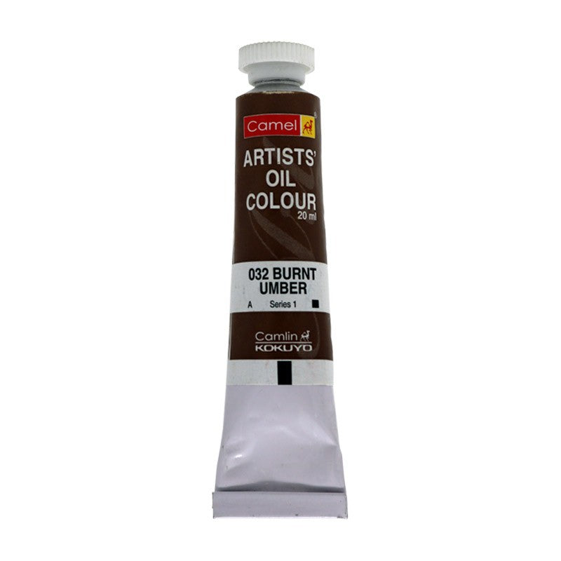 CAMLIN ARTIST OIL COLOUR 20 ML SR 1 BURNT UMBER (111032)