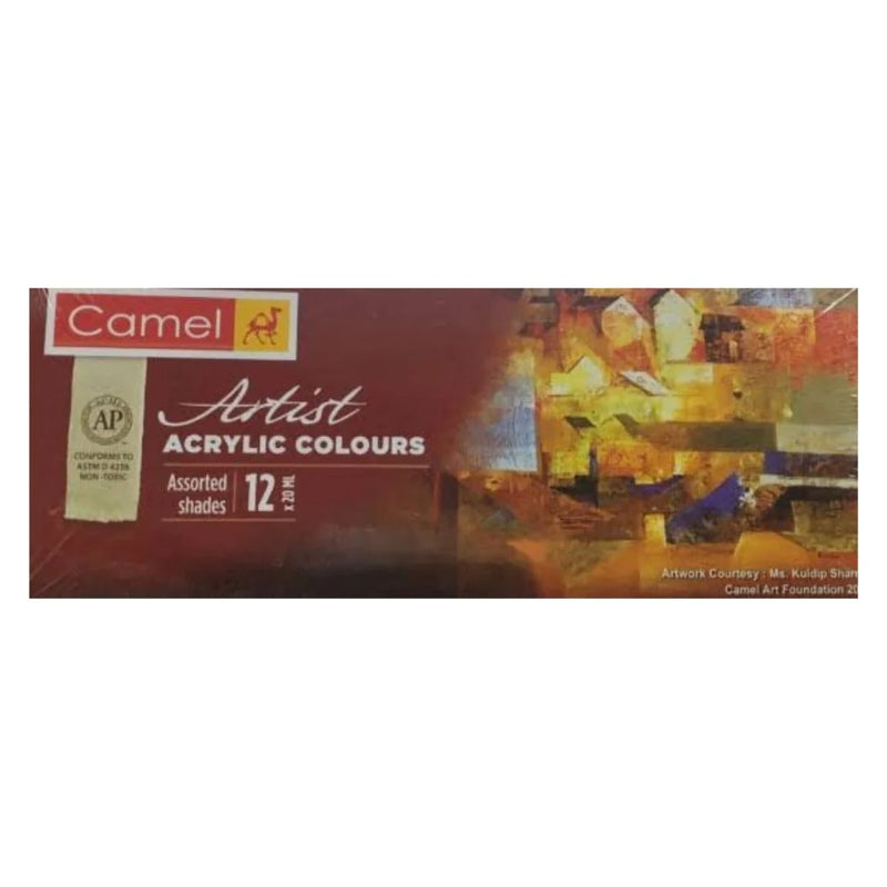 CAMLIN ARTIST ACRYLIC COLOUR SET 12 x 20 ML 811722